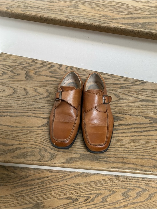 Florsheim Other - Florsheim boys Leather Single Monk Strap dress shoes